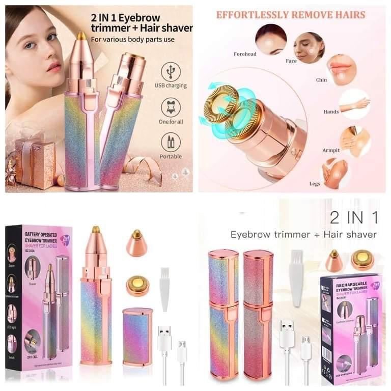 2-in-1 Hair Remover – Safe & Easy Hair Removal Tool