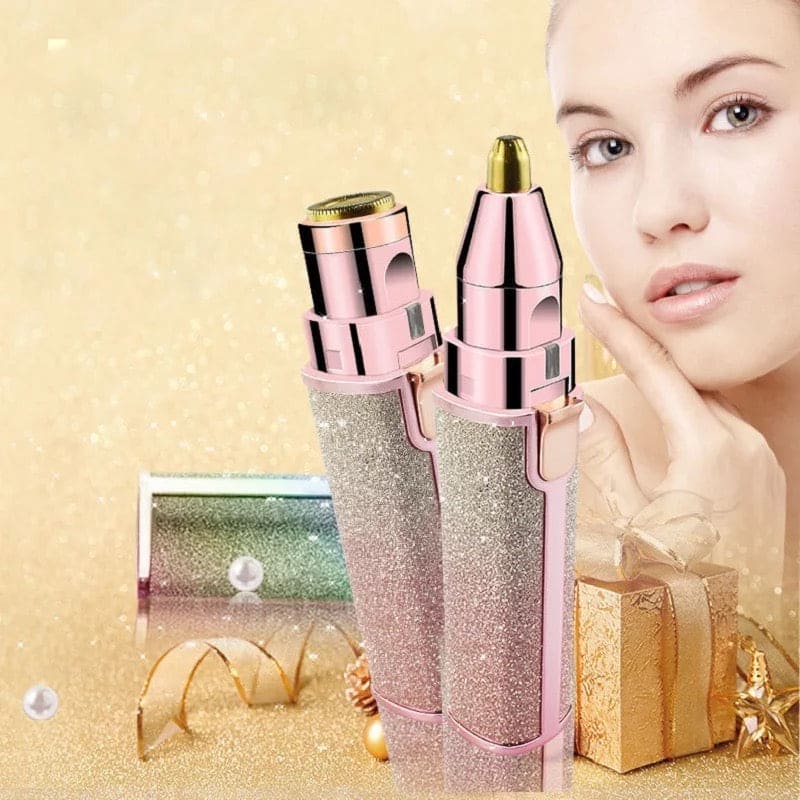 2-in-1 Hair Remover – Safe & Easy Hair Removal Tool