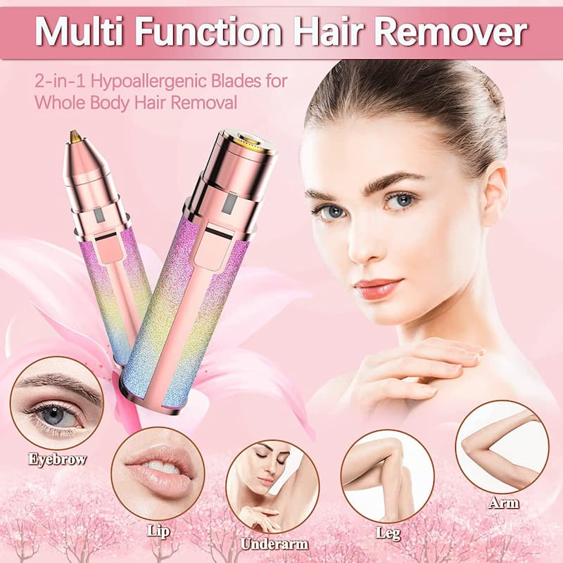 2-in-1 Hair Remover – Safe & Easy Hair Removal Tool